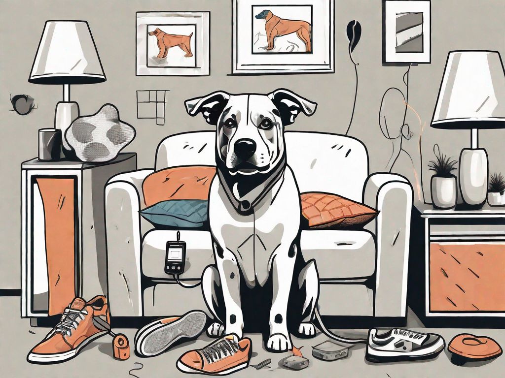 Why do dogs chew on household items?