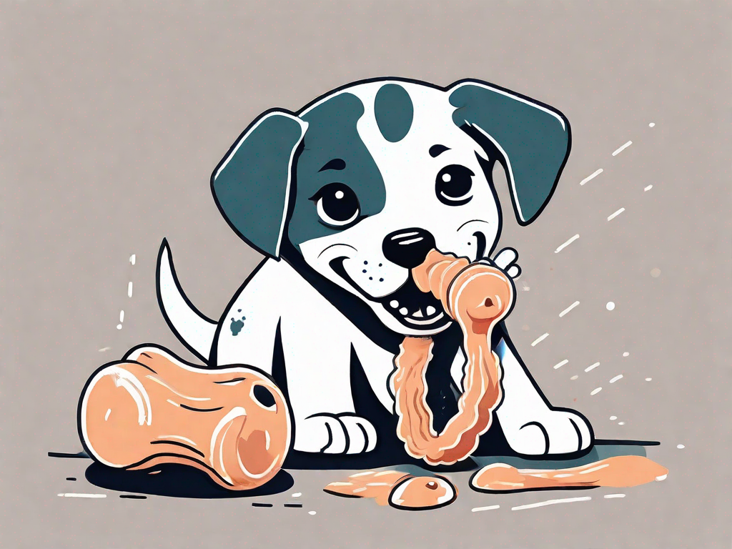 How does puppy teething contribute to chewing?