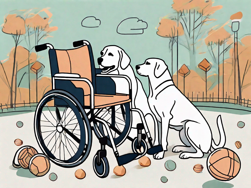 How can I exercise my dog if I’m physically disabled or have limited mobility?