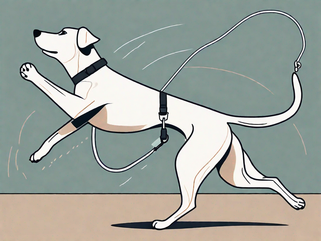 Is using a leash effective in training against jumping?