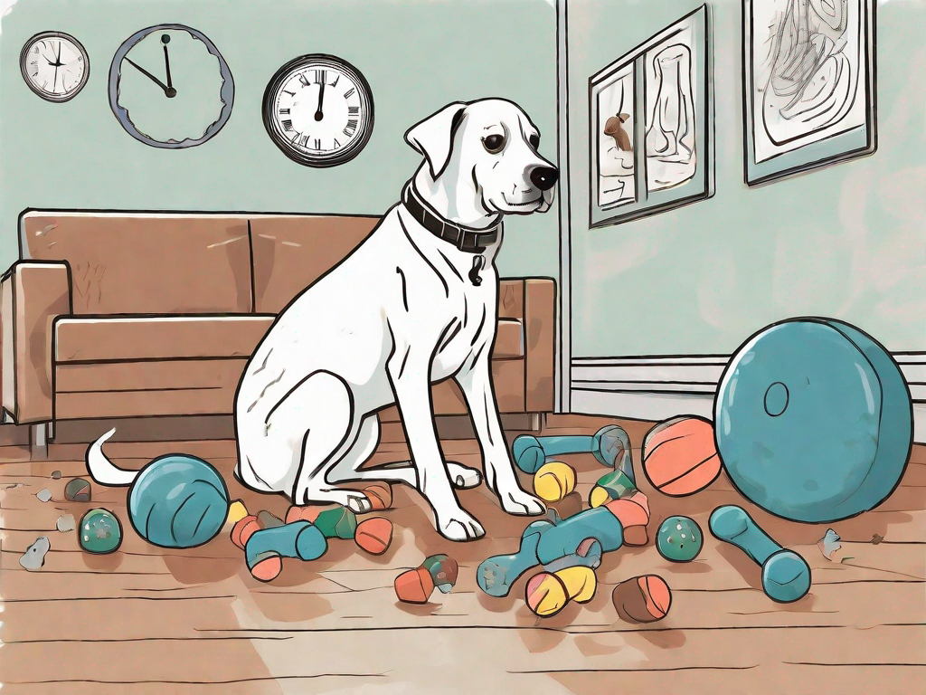 How long can a dog with separation anxiety be left alone?