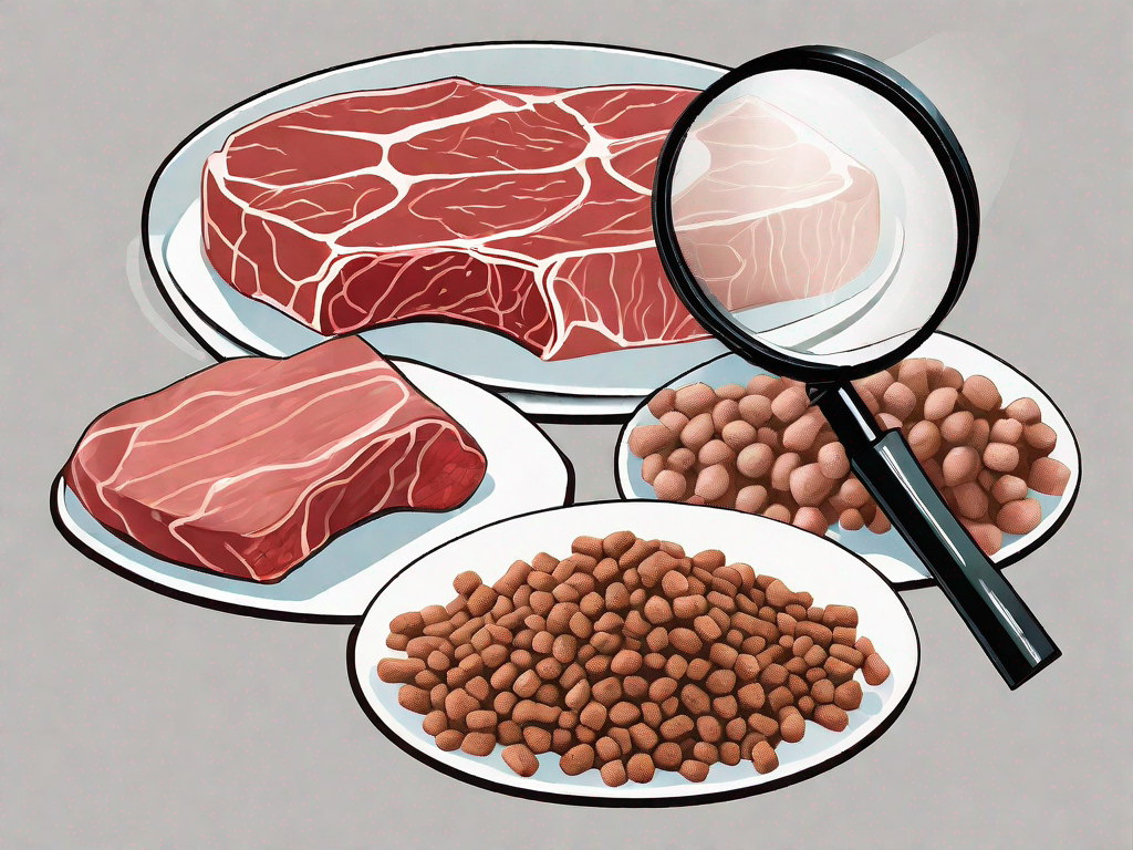 How can I identify real meat versus meat by-products in dog food?