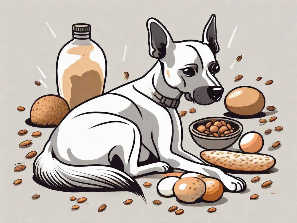 What are common signs of food allergies in dogs?