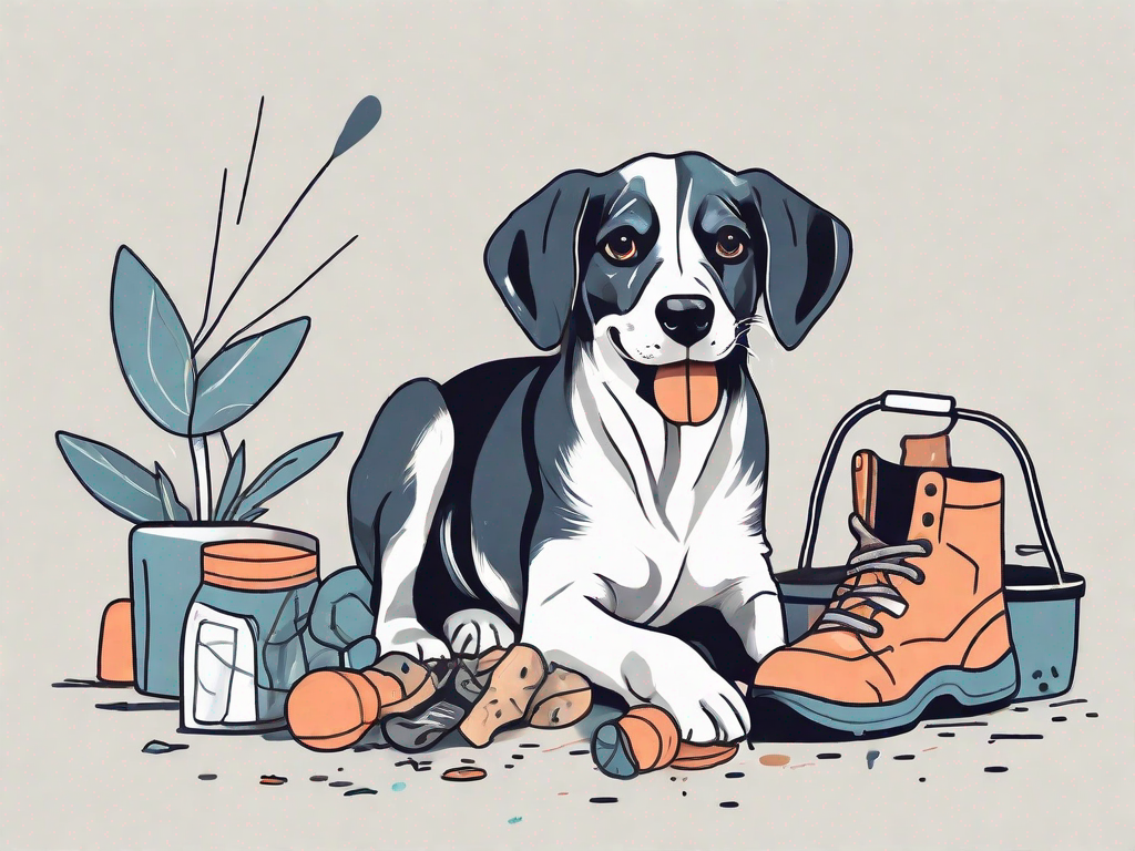 How do I handle a puppy that’s teething and chewing on everything?