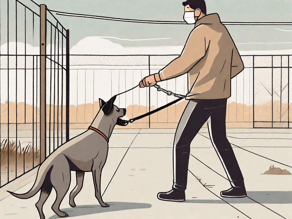 What precautions should I take when introducing an aggressive dog to new situations or people?