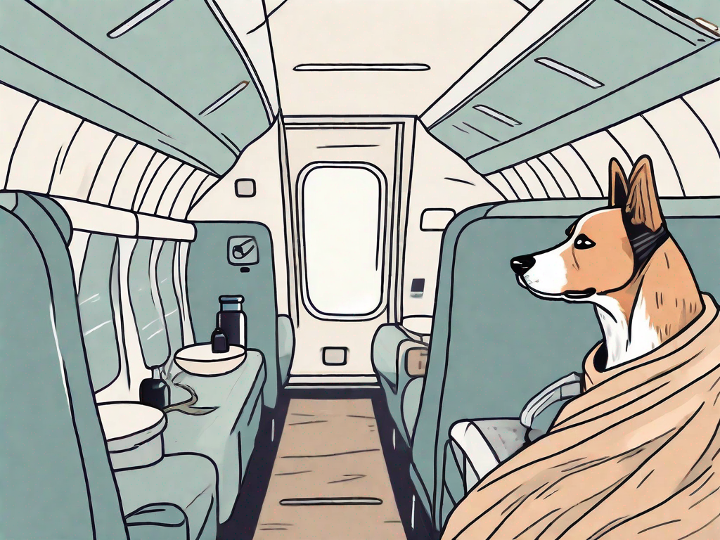 Are sedatives recommended for dogs during air travel?