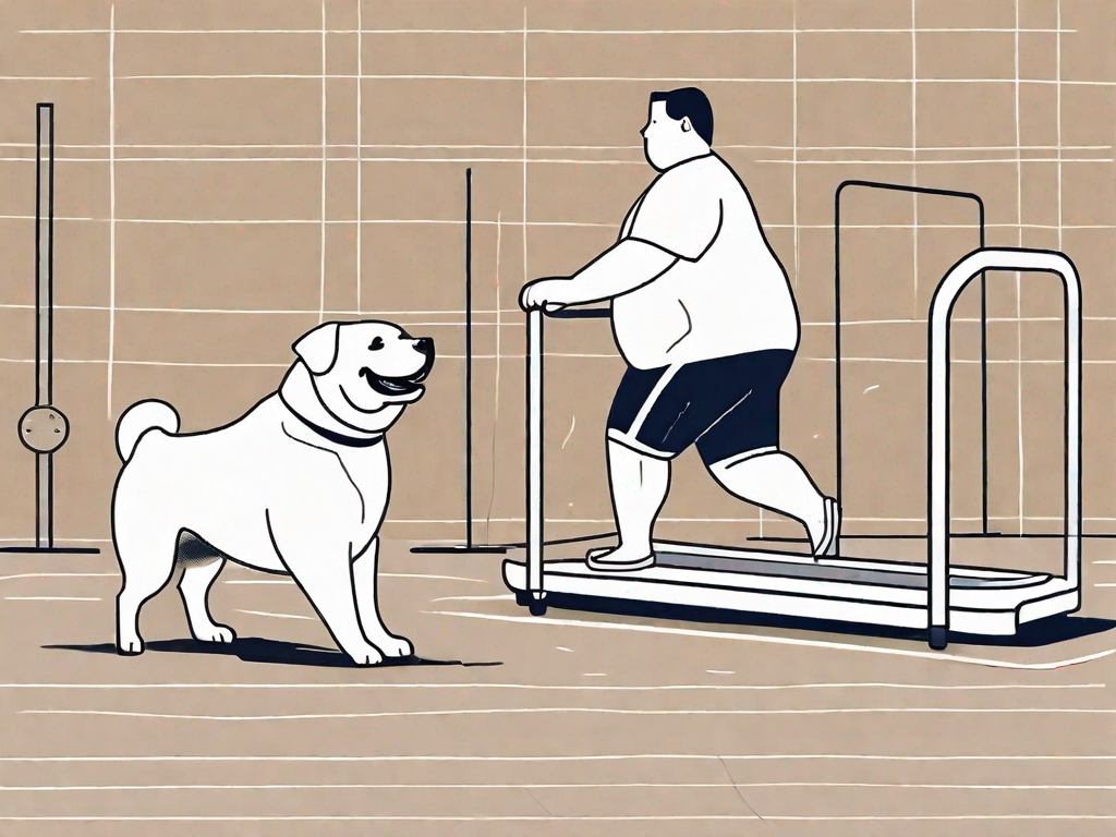 What exercises are safe for an overweight dog?