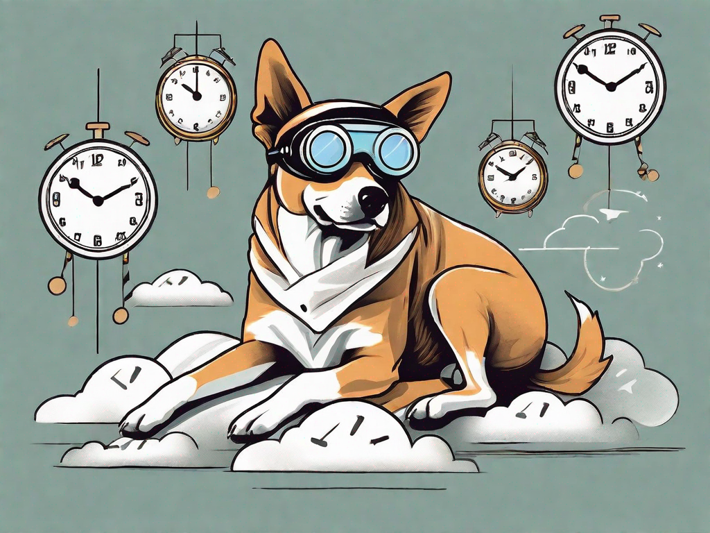 How do I handle time zone changes or jet lag in dogs?