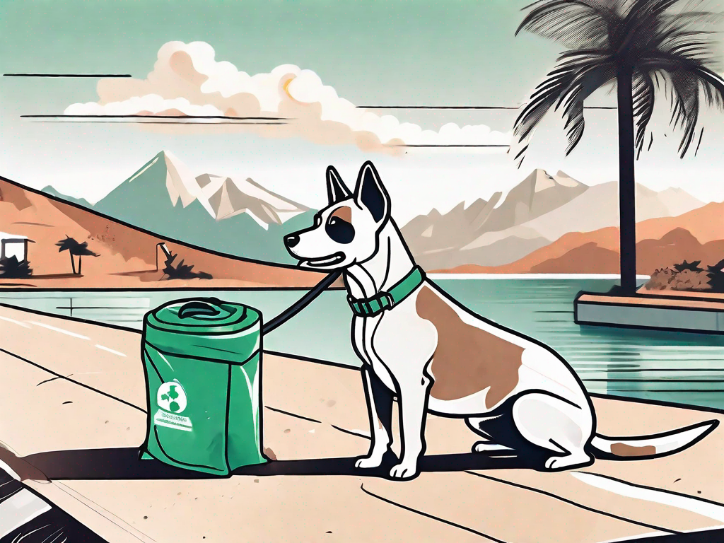 How do I handle waste disposal when traveling with my dog?