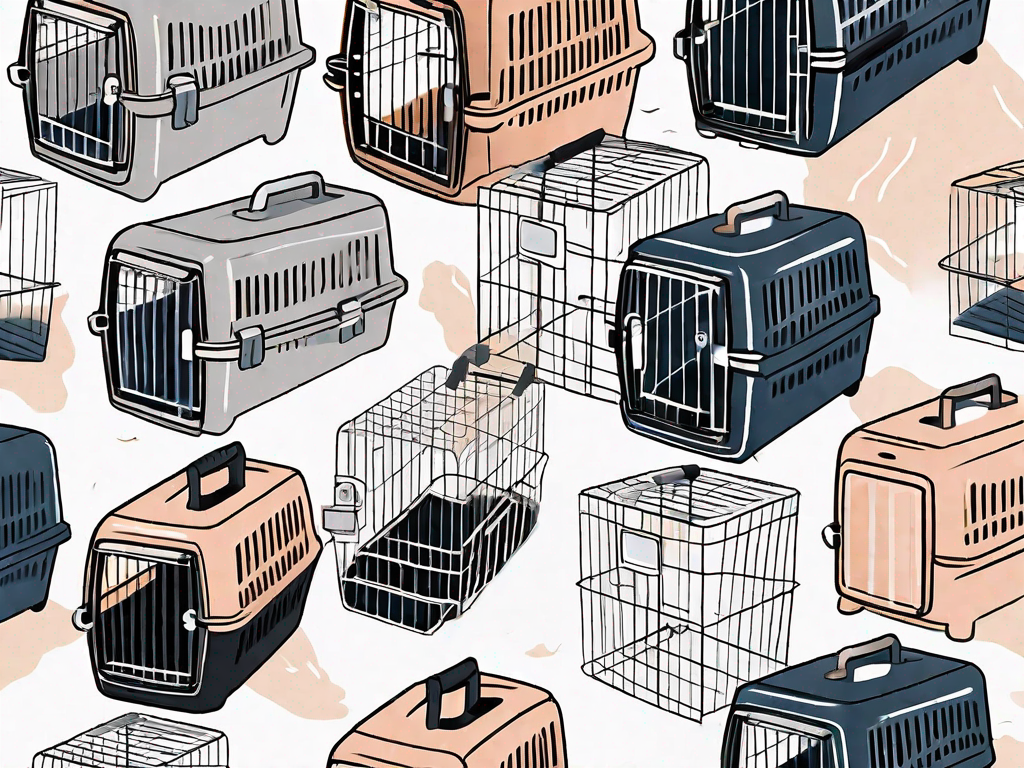 Are there specific dog travel crates or carriers recommended for safety?