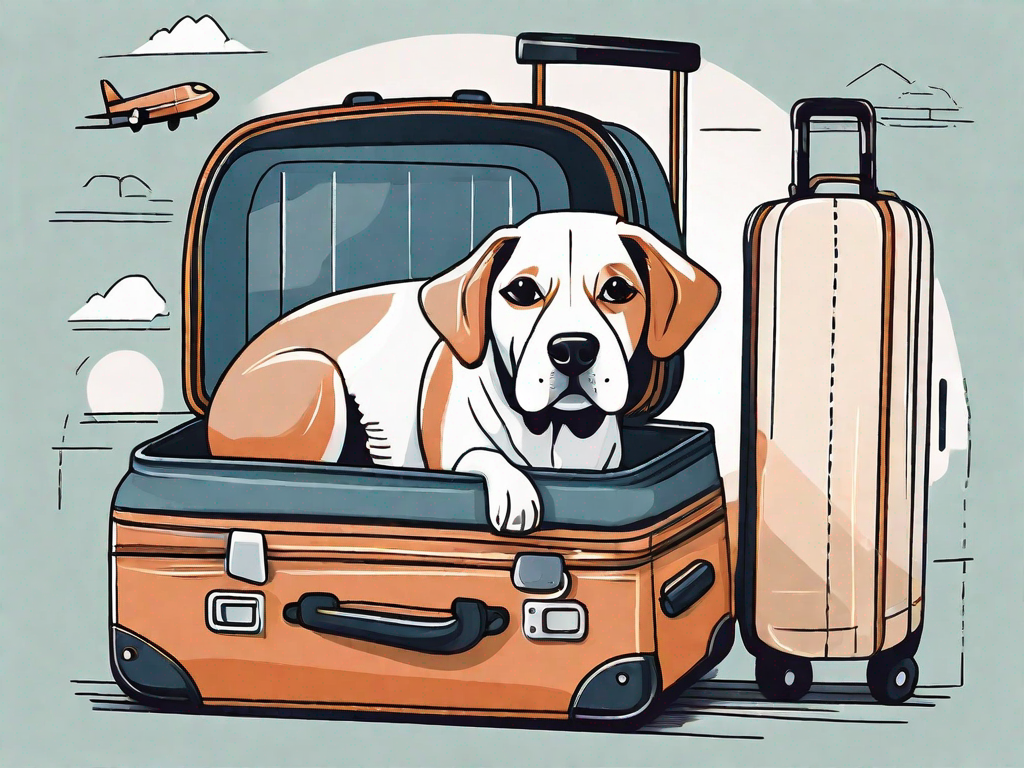 How can I familiarize my dog with the travel environment before the actual journey?